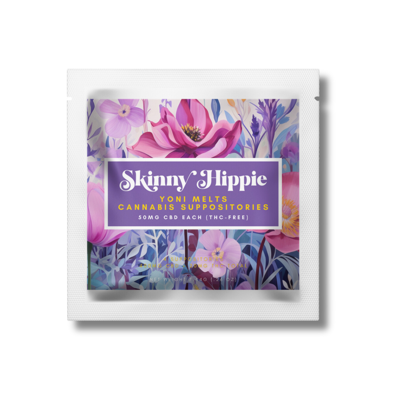 Yoni Melts: 100mg CBD Suppositories (THC-Free)