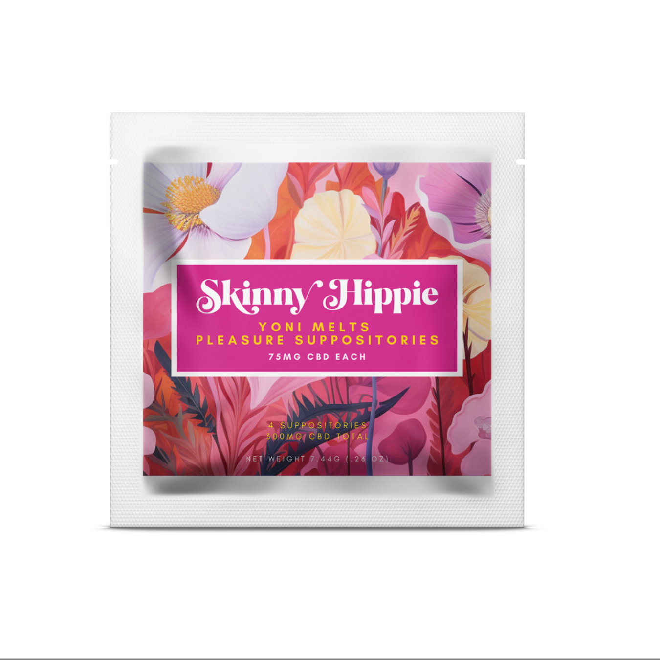 Yoni Melts: Sexual Pleasure Suppositories 100mg CBD