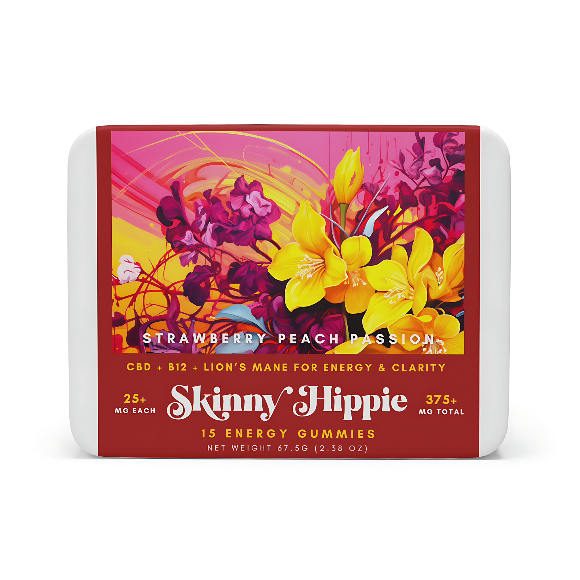 Energy Gummies with CBD + B12 + Lion's Mane (2 Flavors)