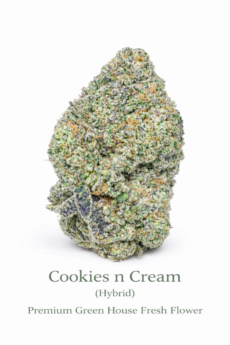 Cookies n Cream (Hybrid) - Premium Green House Fresh Flower