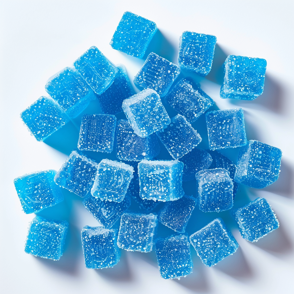 Blue Razz Texas Finest House Gummies