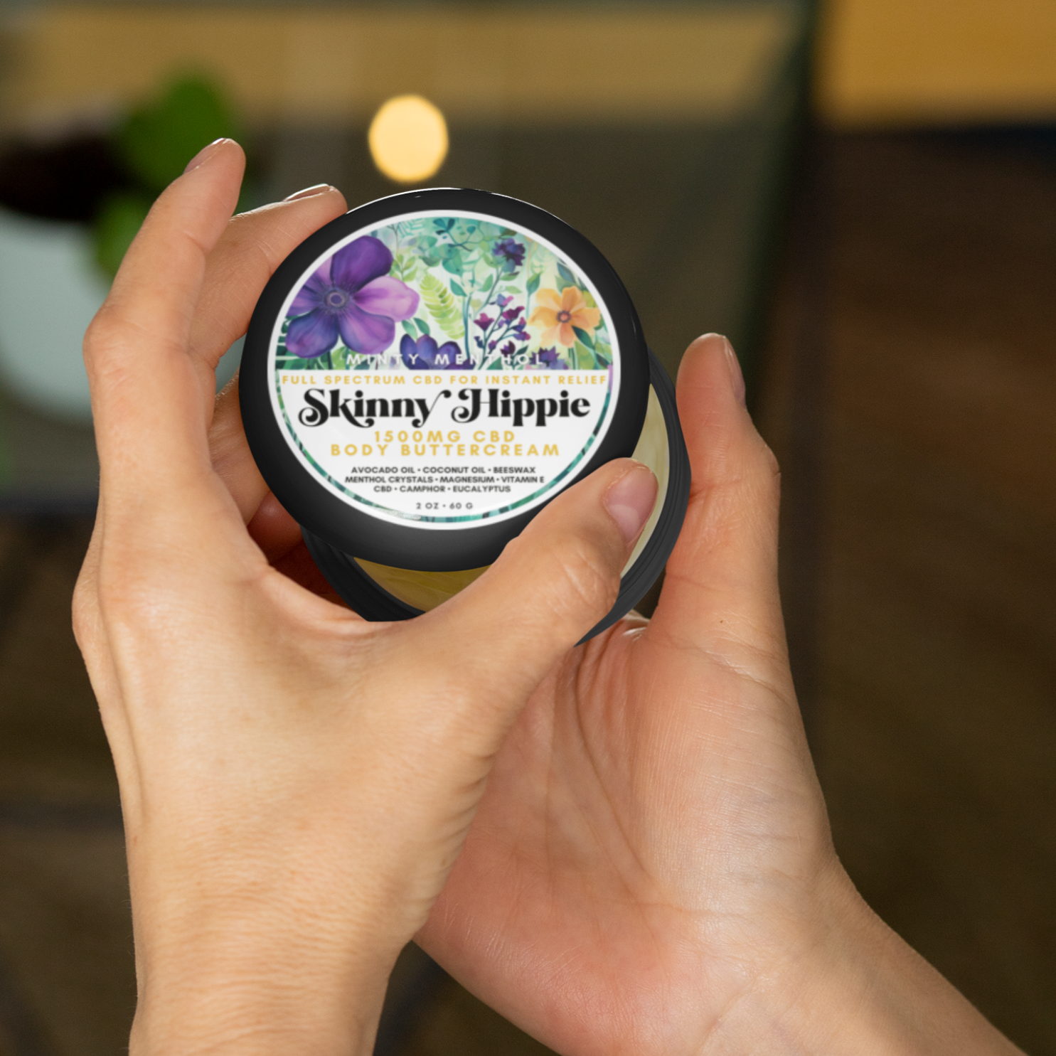 Minty Menthol 1500mg CBD Cooling Body Buttercream