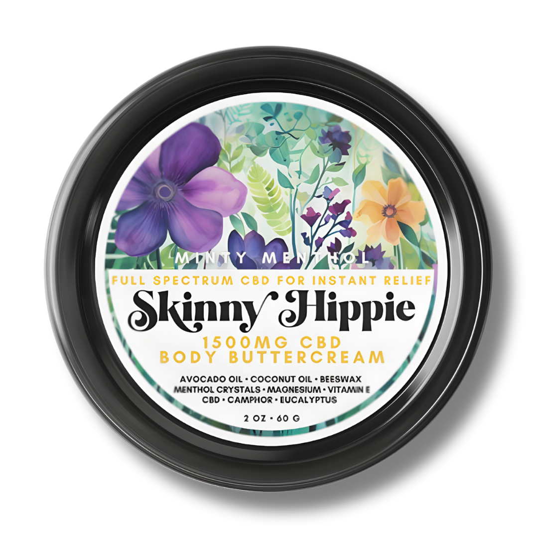 Minty Menthol 1500mg CBD Cooling Body Buttercream