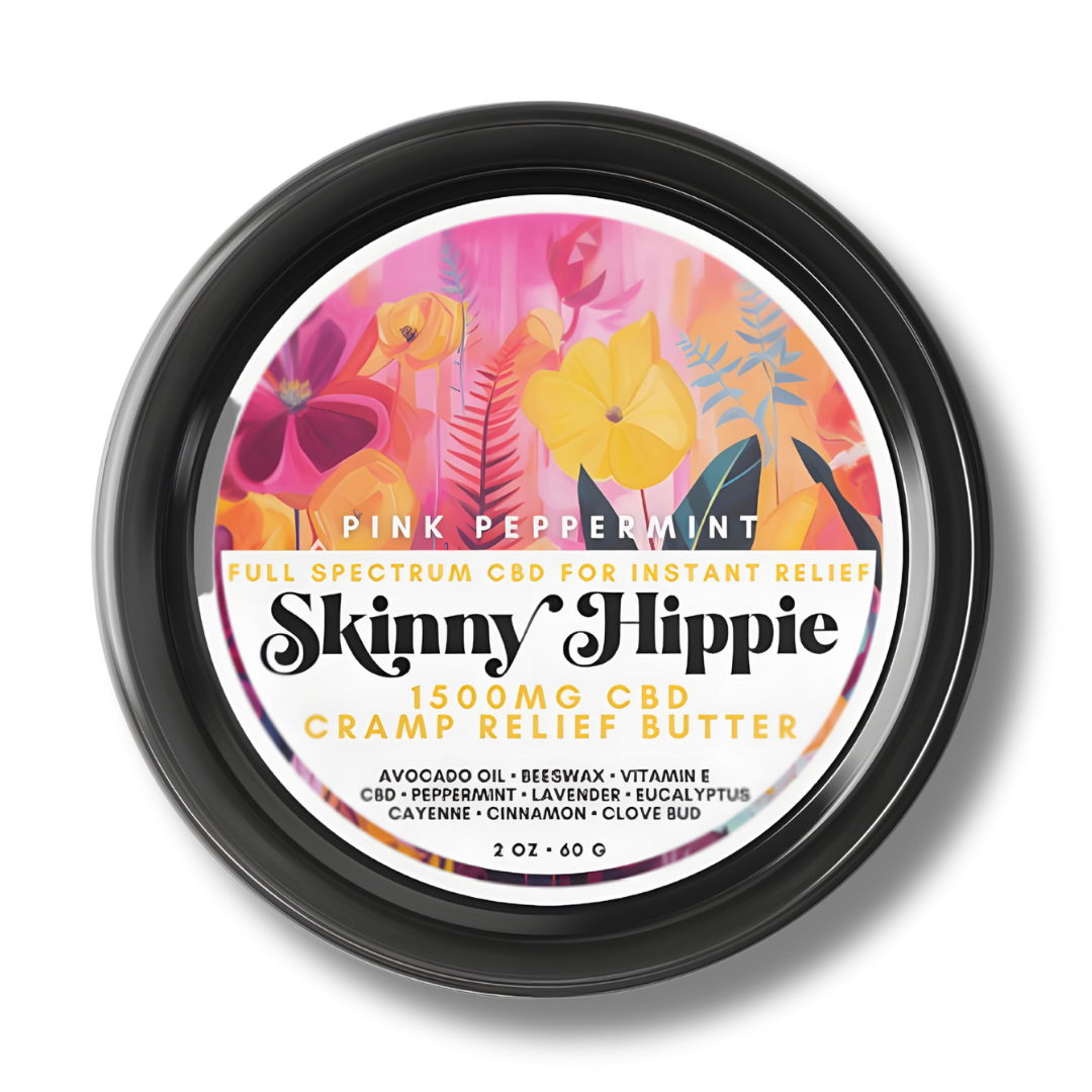 Pink Peppermint 1500mg CBD Cramp Relief Butter