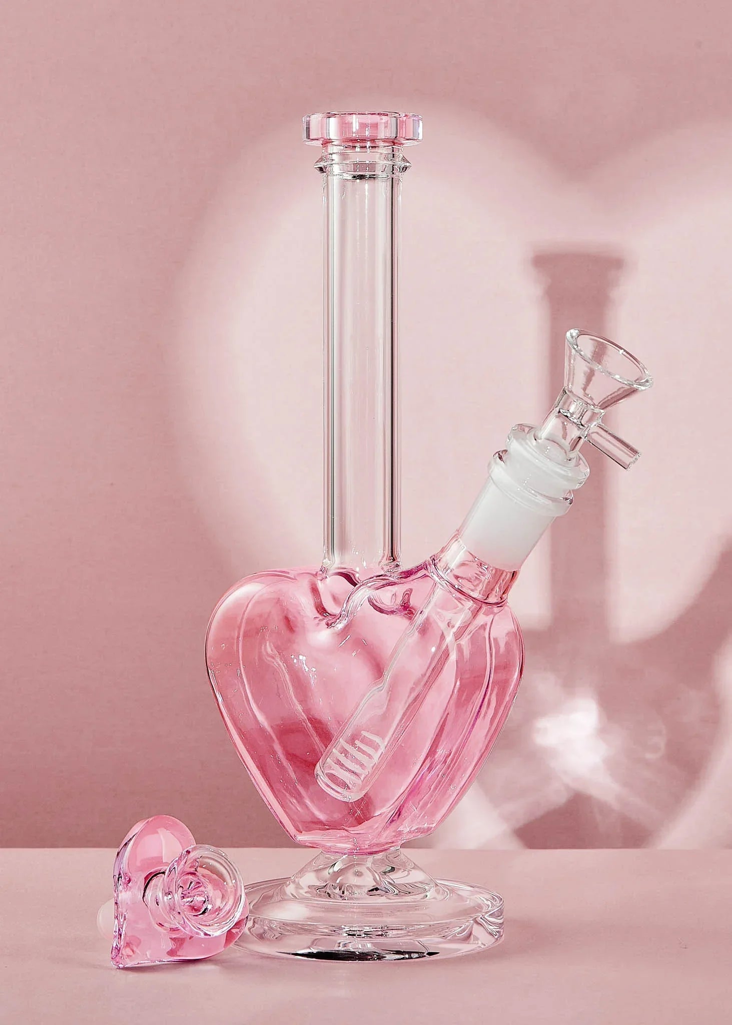 Pink Heart Water Pipe