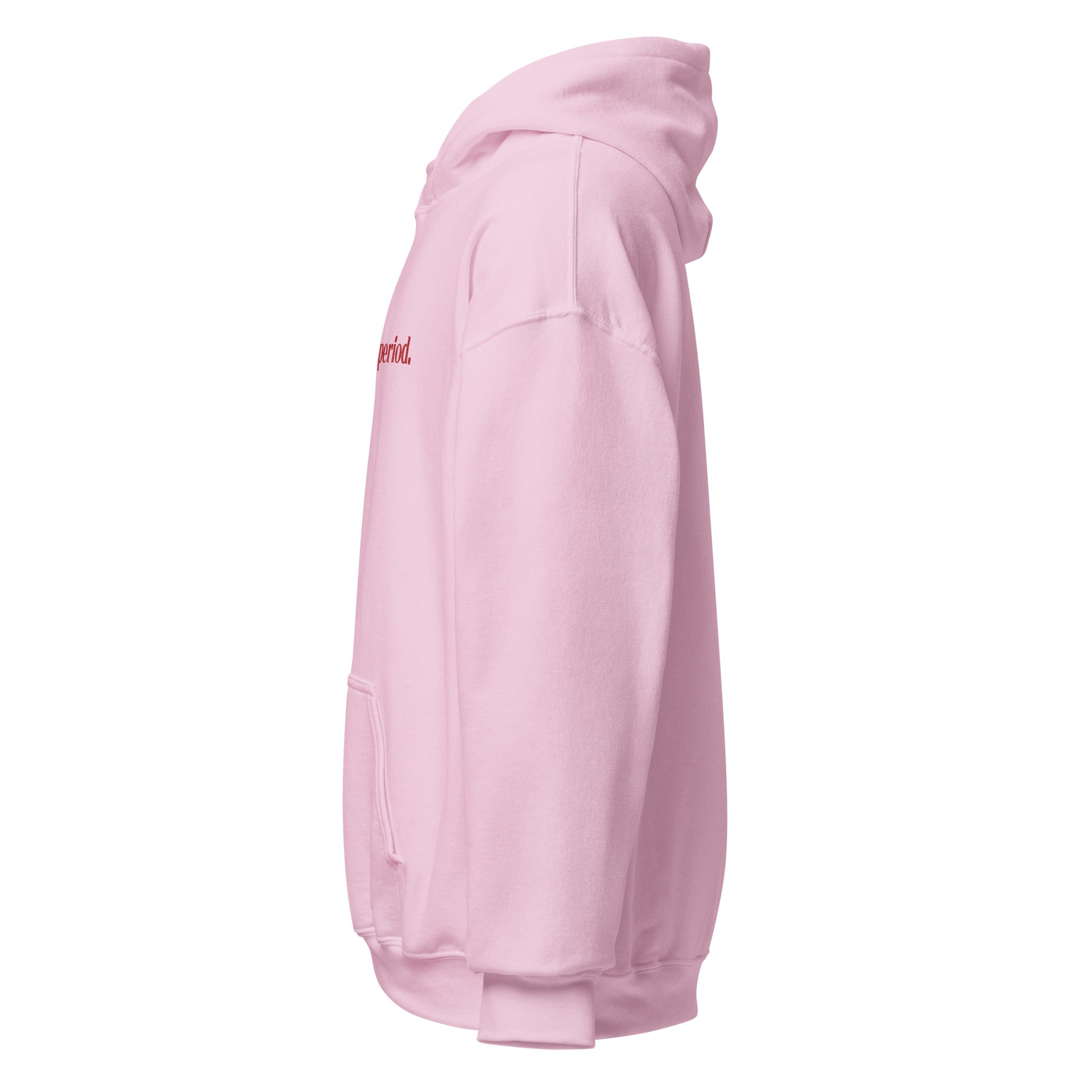 I'm On My Period - Pink/White Hoodie